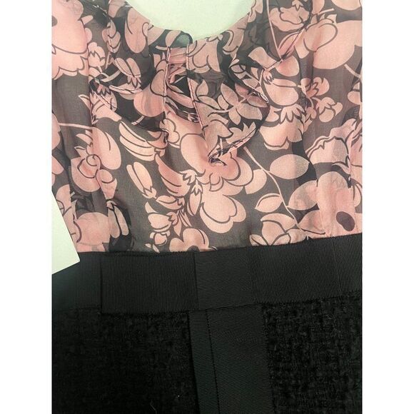 Milly Silk and Wool Boucle Spaghetti Strap Dress Size 4 6 - Picture 4 of 6